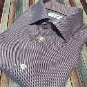 ETON contemporary 16.5 men’s shirt. Purple